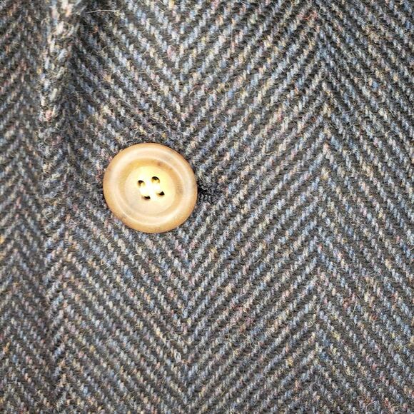 Vintage Polo Ralph Lauren 40R Herringbone Sports Coat Jacket UK Woven USA Made - Picture 5 of 6
